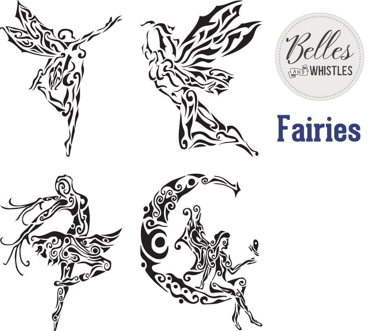 FAIRIES | Stencil | Furniture | Arts & Crafts | Dixie Belle Paint