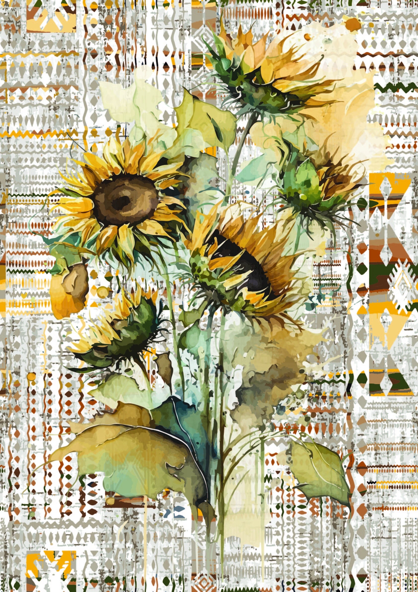 INDIAN SUMMER | A1 Rice Decoupage Paper | Furniture | Art & Crafts | Dixie Belle Paint Company