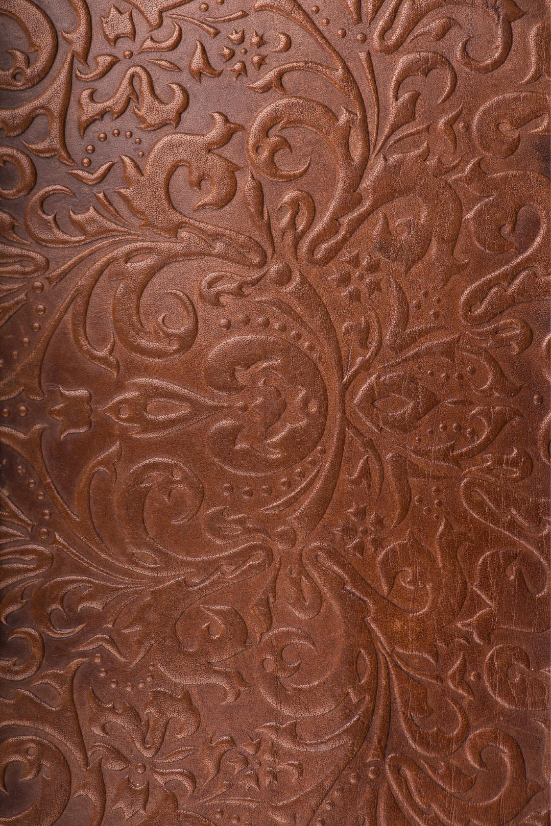 EMBOSSED LEATHER | A2 16.5" x 23.4" | Rice Decoupage Paper | For Furniture | Crafts | Art | Dixie Belle Paint
