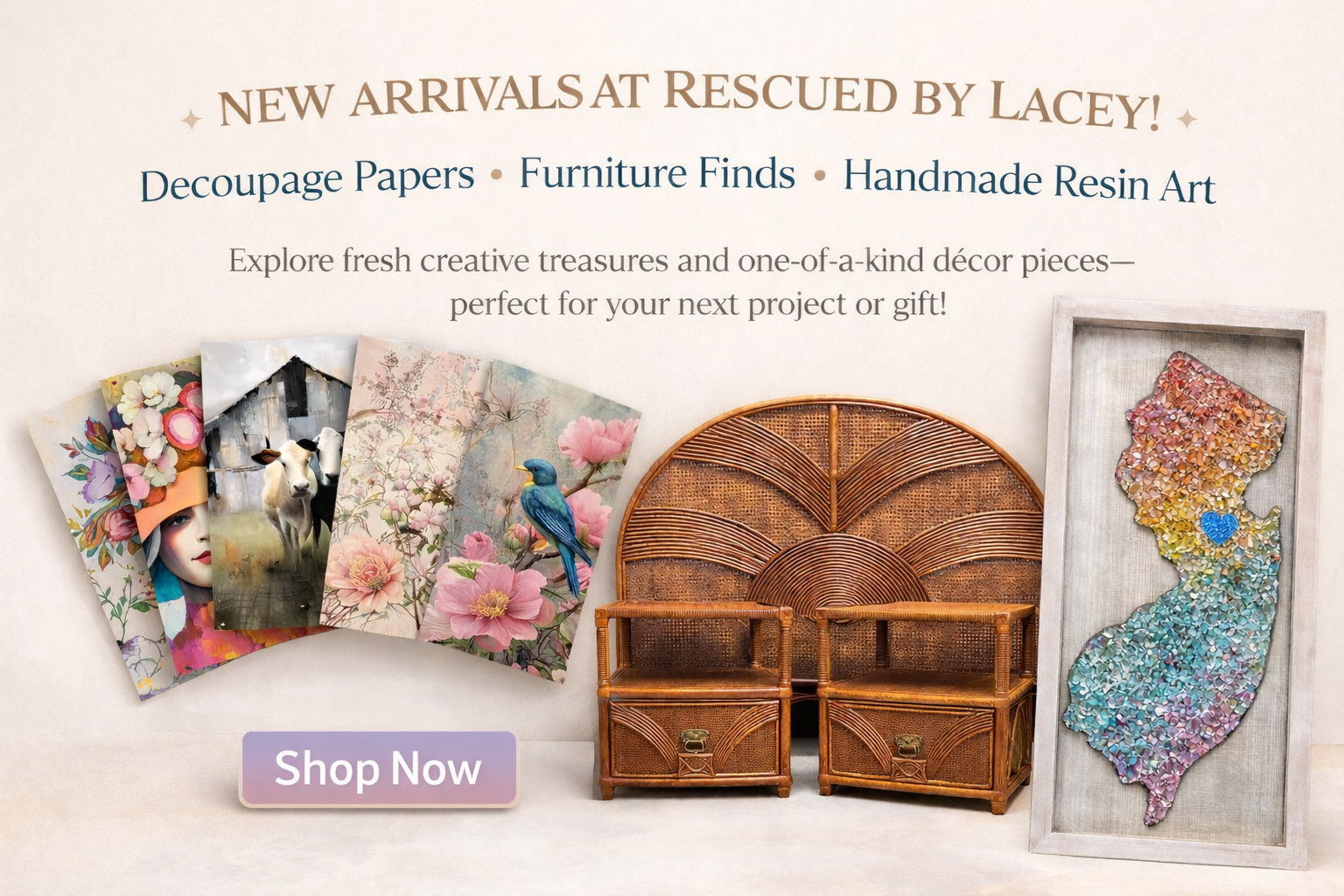 New at Rescued by Lacey!
