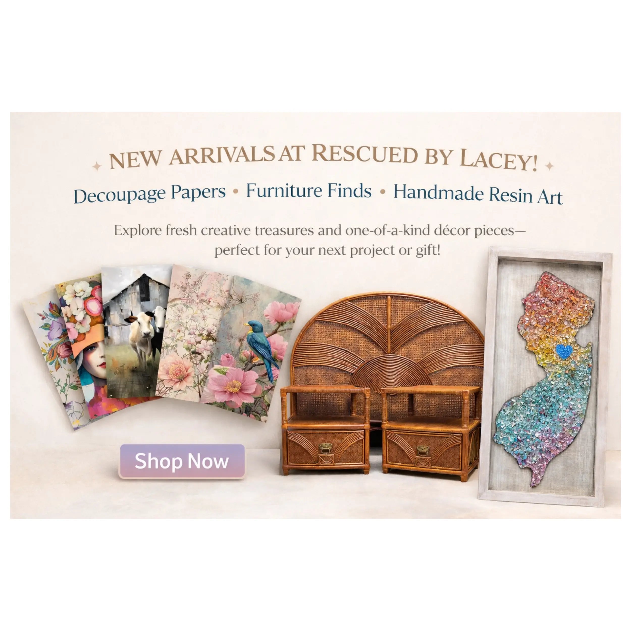 New at Rescued by Lacey!