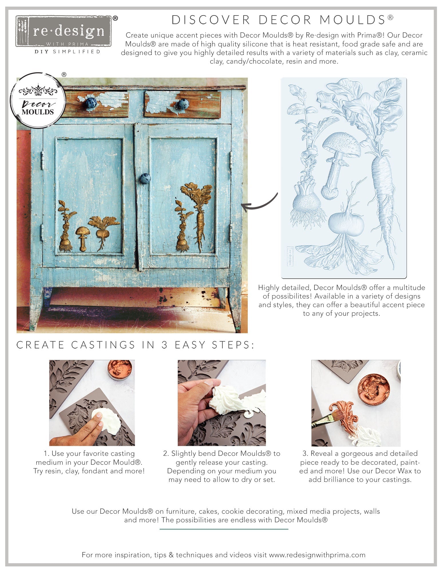 Resin Moulds by Redesign with Prima