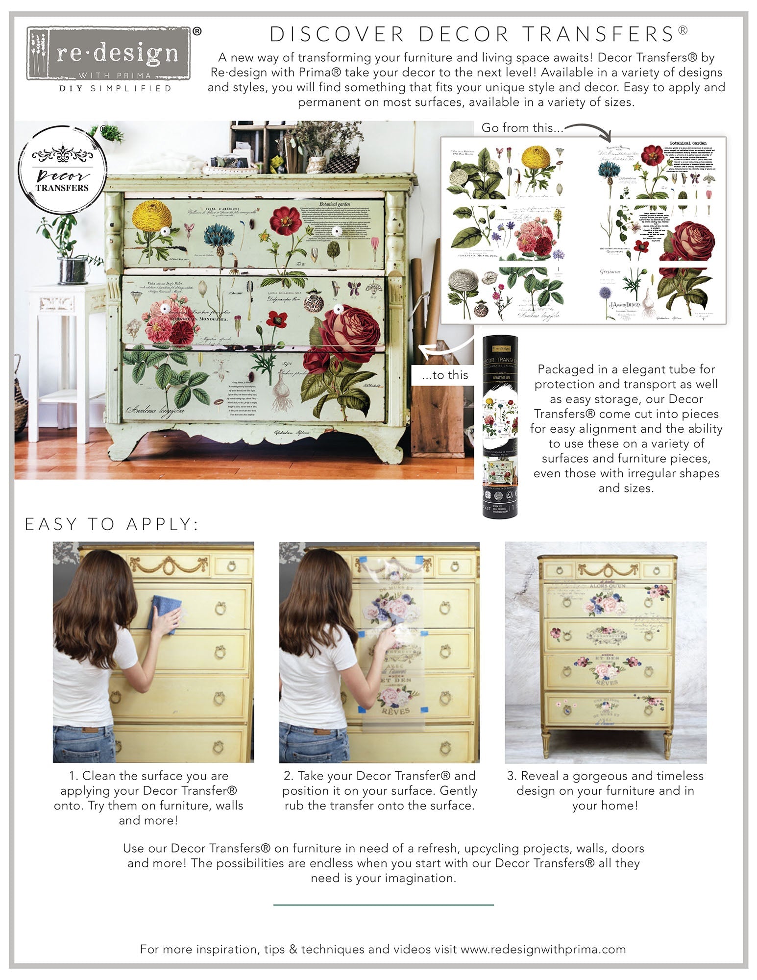 Transfers by Redesign with Prima