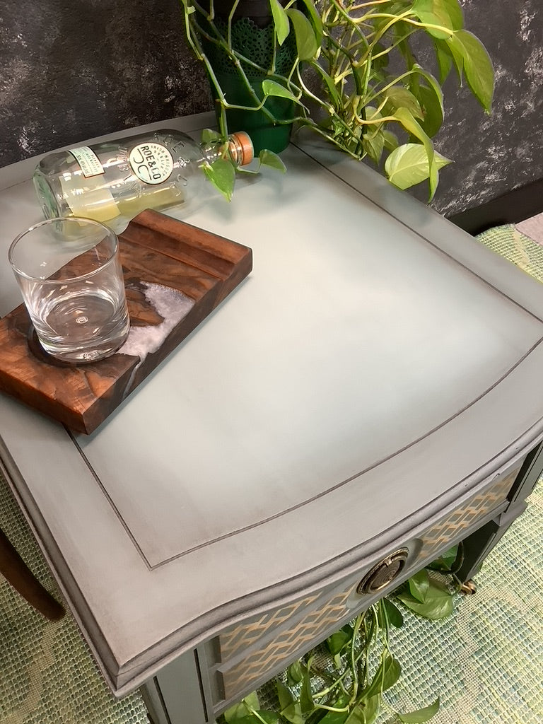 Vintage Cigar Box Accent Table