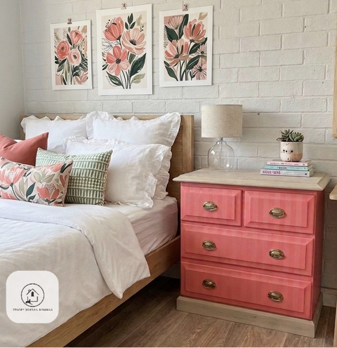 Cotton Candy Sky | Dixie Belle Silk Paint | soft pink | Furniture Paint