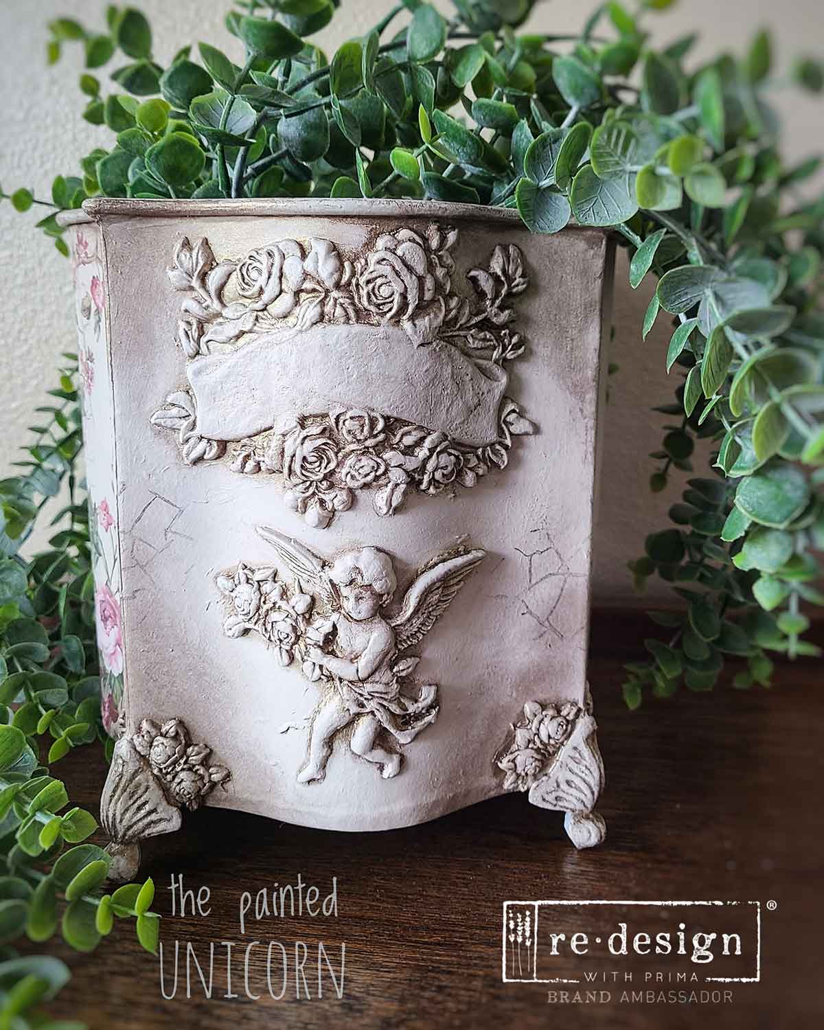 Blooming Banners | 5" x 10" x 8mm | Décor Mould® | Redesign with Prima