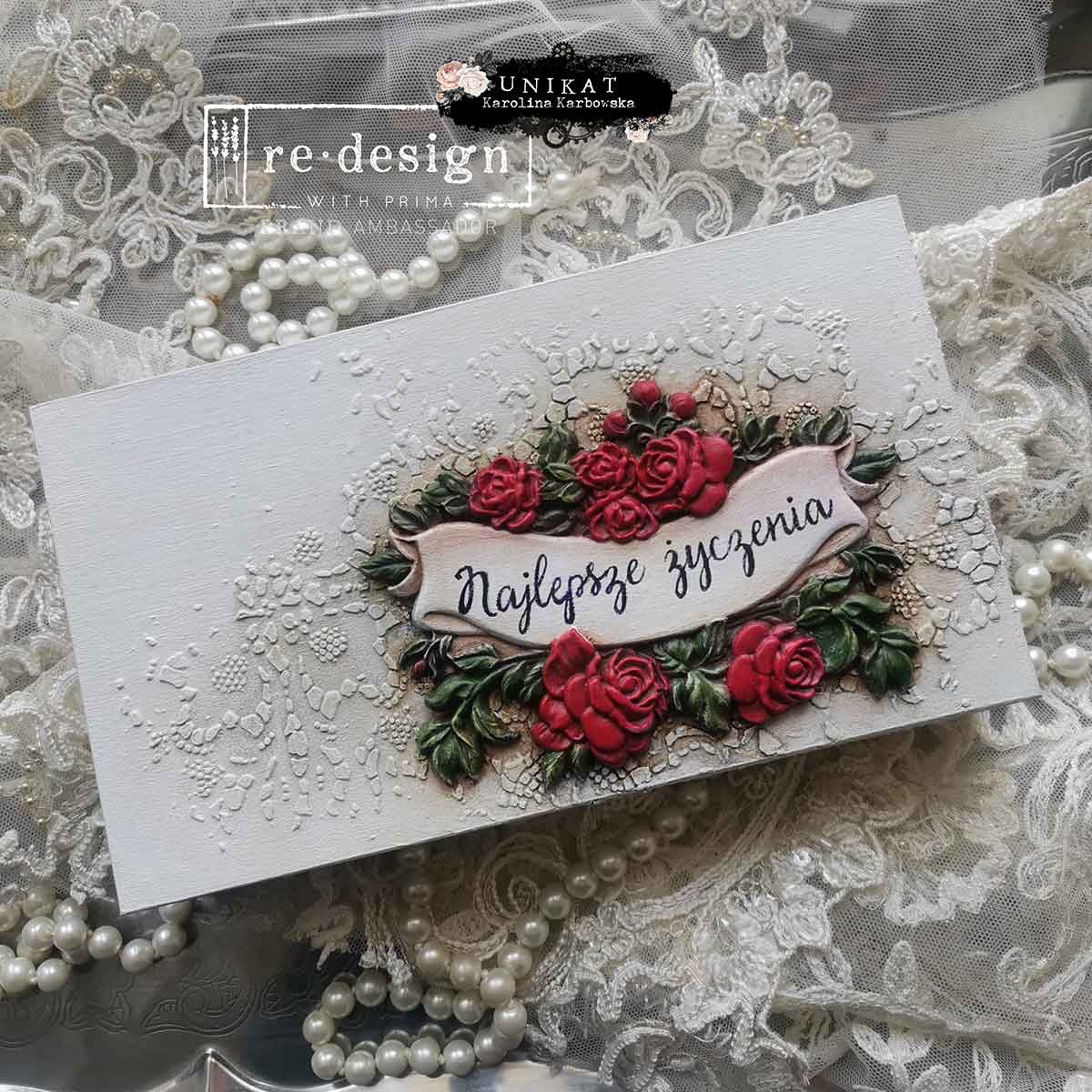 Blooming Banners | 5" x 10" x 8mm | Décor Mould® | Redesign with Prima