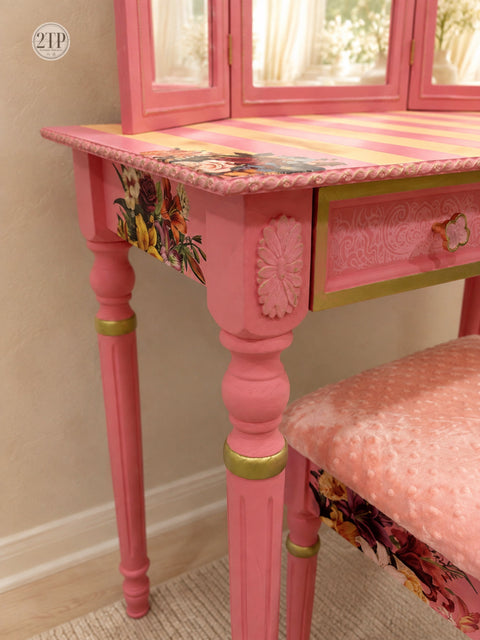 Cotton Candy Sky | Dixie Belle Silk Paint | soft pink | Furniture Paint
