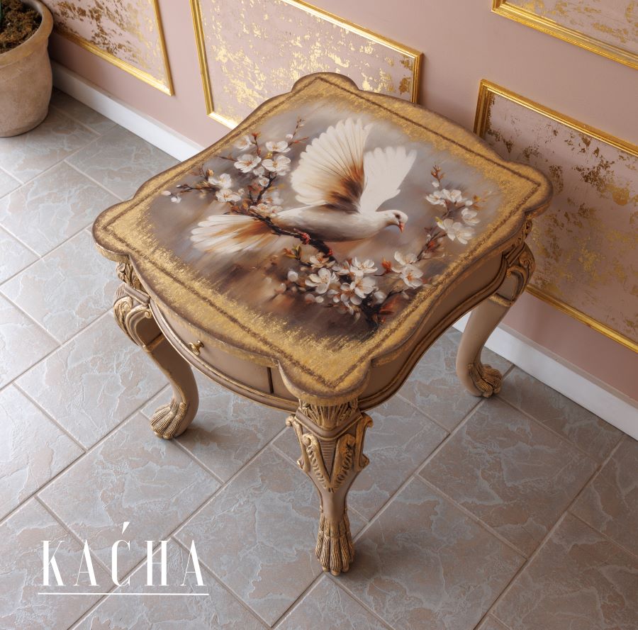 Alabaster Grace | A1 23.4"x33.1" | Decoupage Fiber Paper | Kacha x Redesign with Prima