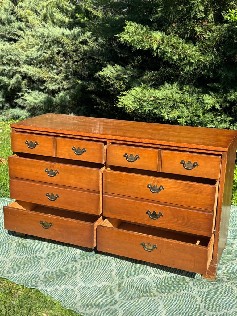 Vintage 6 Drawer Dresser | Wood Dresser | As-Is Ready for Rescue