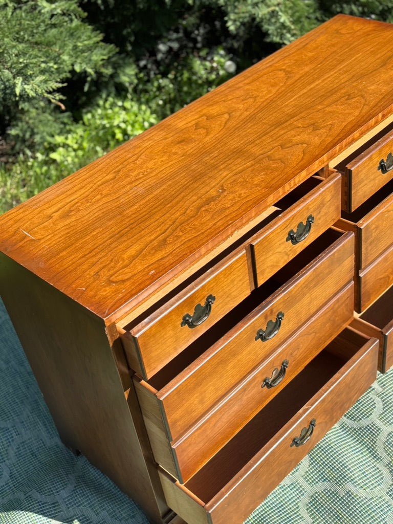 Vintage 6 Drawer Dresser | Wood Dresser | As-Is Ready for Rescue