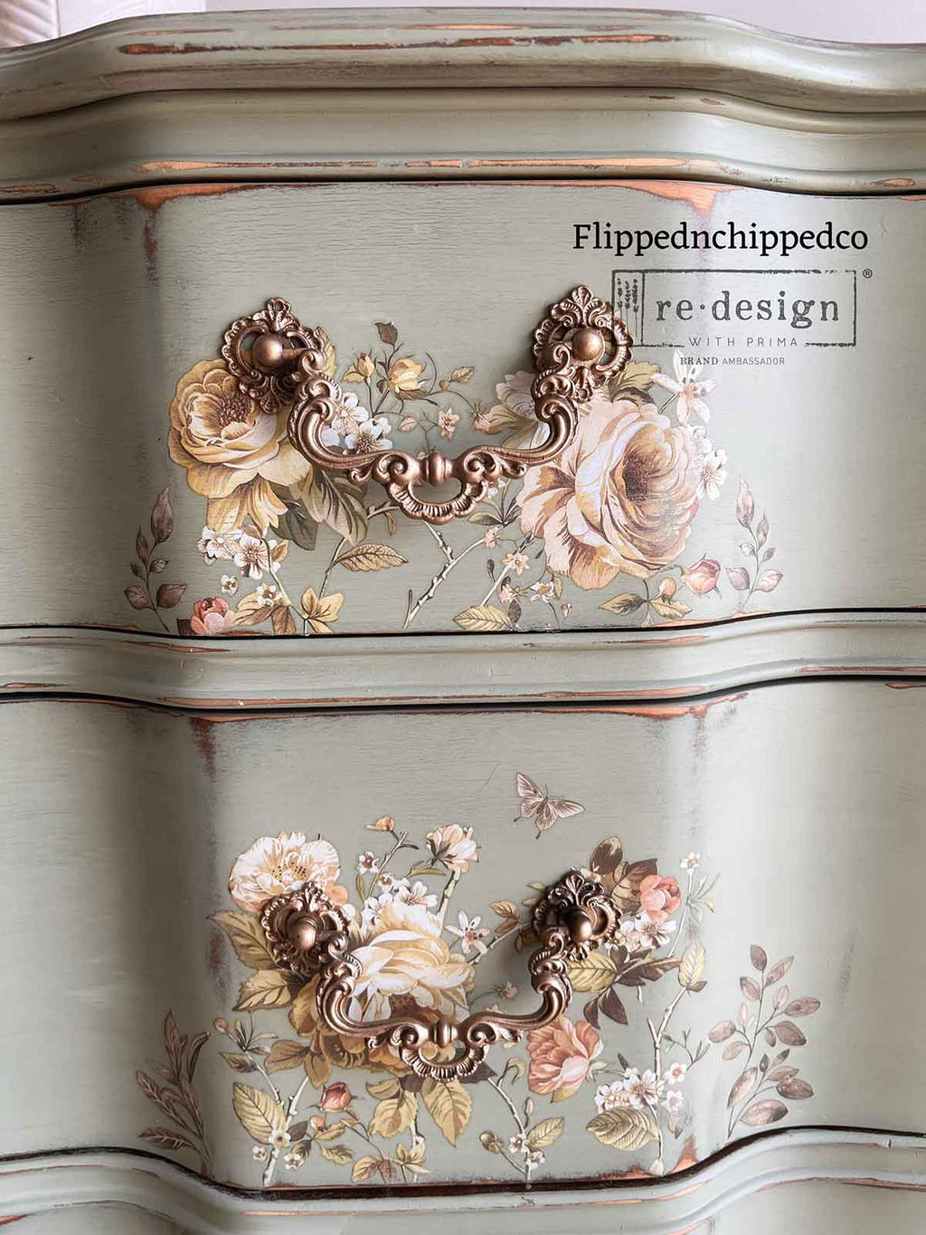 Belle Époque Blooms | 8.5"x11" | Middy Decor Transfer | Redesign with Prima
