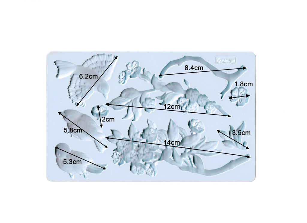 Salon De Le Belle Epoque | 6"x6" | Decor Moulds for Crafts | Redesign with Prima