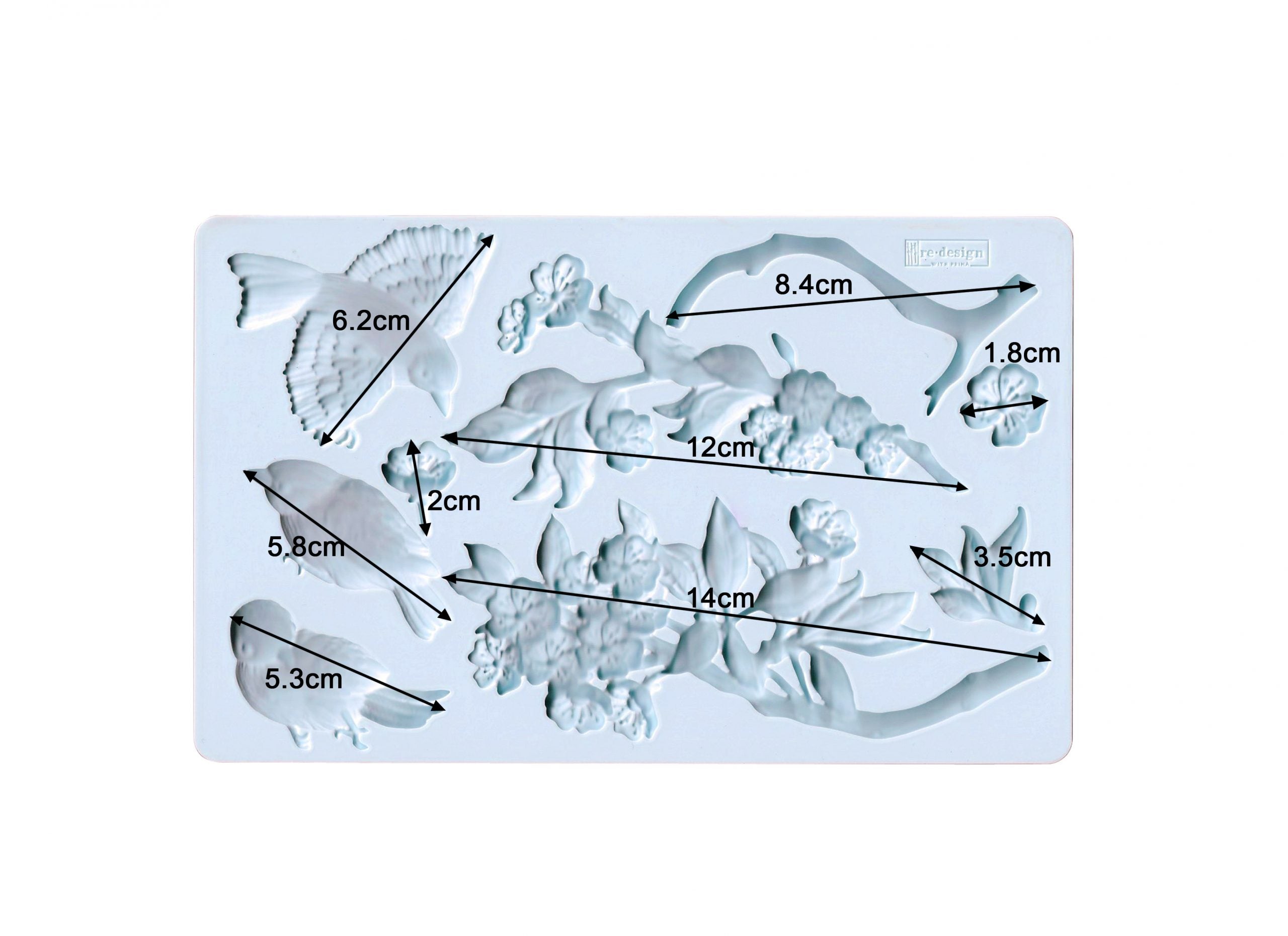 Salon De Le Belle Epoque | 6"x6" | Decor Moulds for Crafts | Redesign with Prima