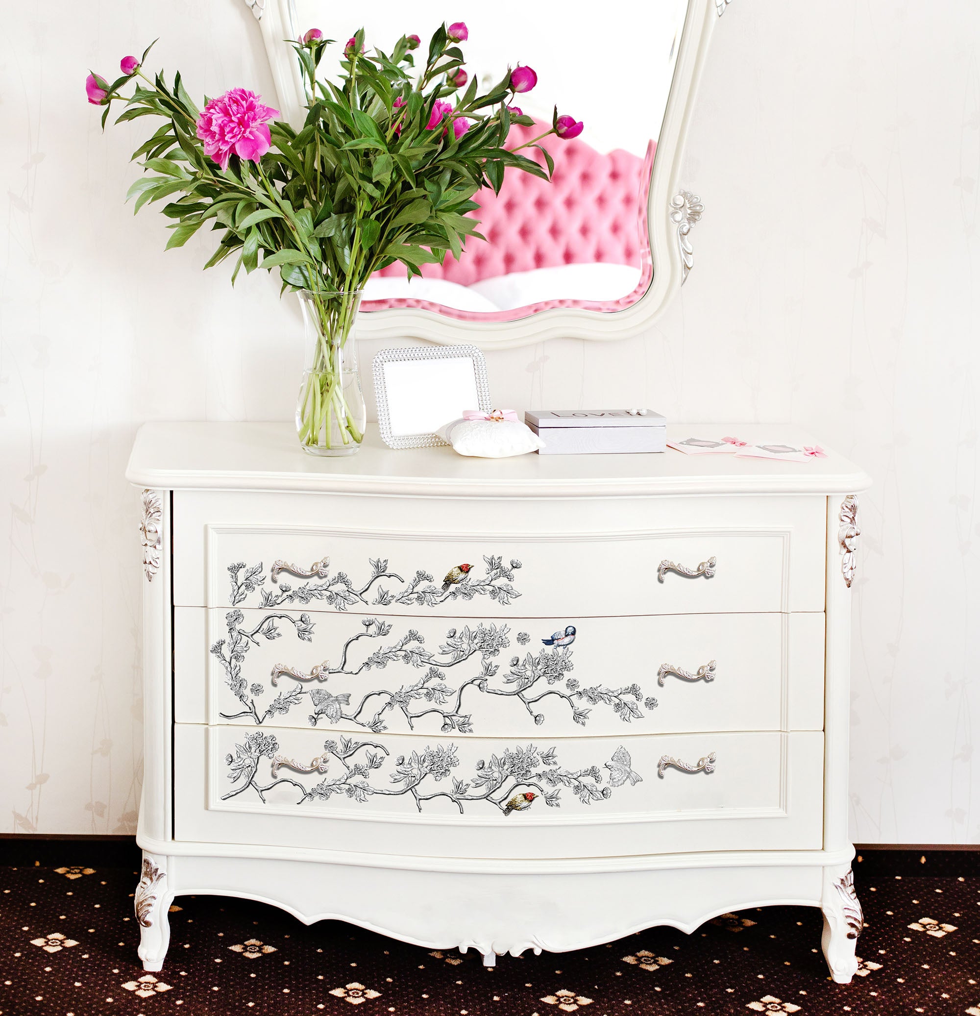 Salon De Le Belle Epoque | 6"x6" | Decor Moulds for Crafts | Redesign with Prima