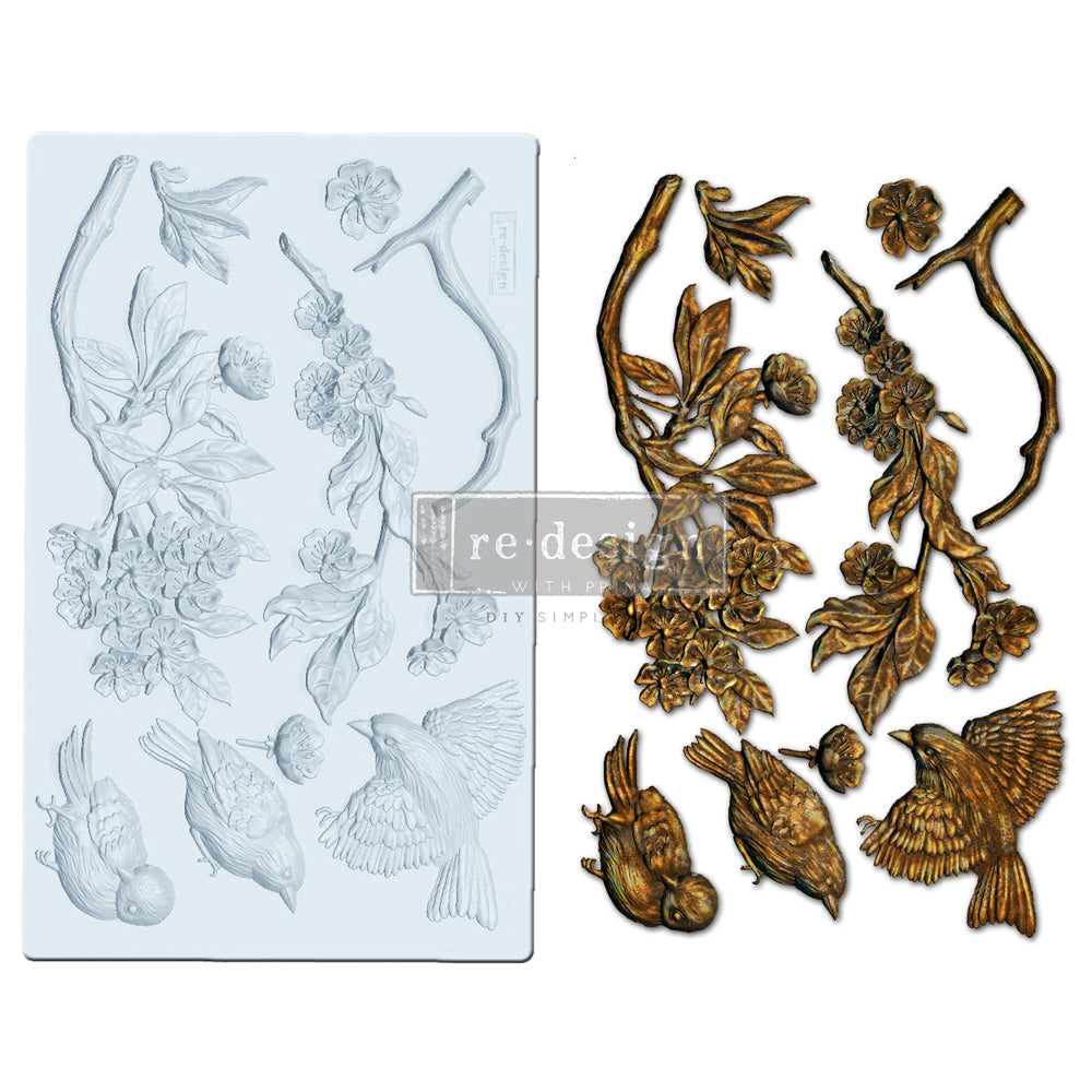 Salon De Le Belle Epoque | 6"x6" | Decor Moulds for Crafts | Redesign with Prima