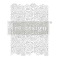 White Engraving | Large Decor Transfer | 24" x 35" (Cut into 3 Sheets) | Redesign with Prima