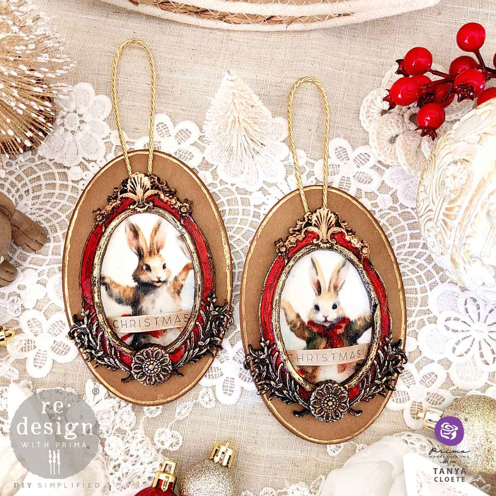 Bunny Wonderland | A3 Decoupage Fiber Pack – 3 Sheets, 11.7" x 16.5" Each | ReDesign with Prima