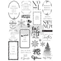 Here Comes Santa | Décor Clear Stamp – 1 Sheet, 8.5" x 11" | ReDesign with Prima