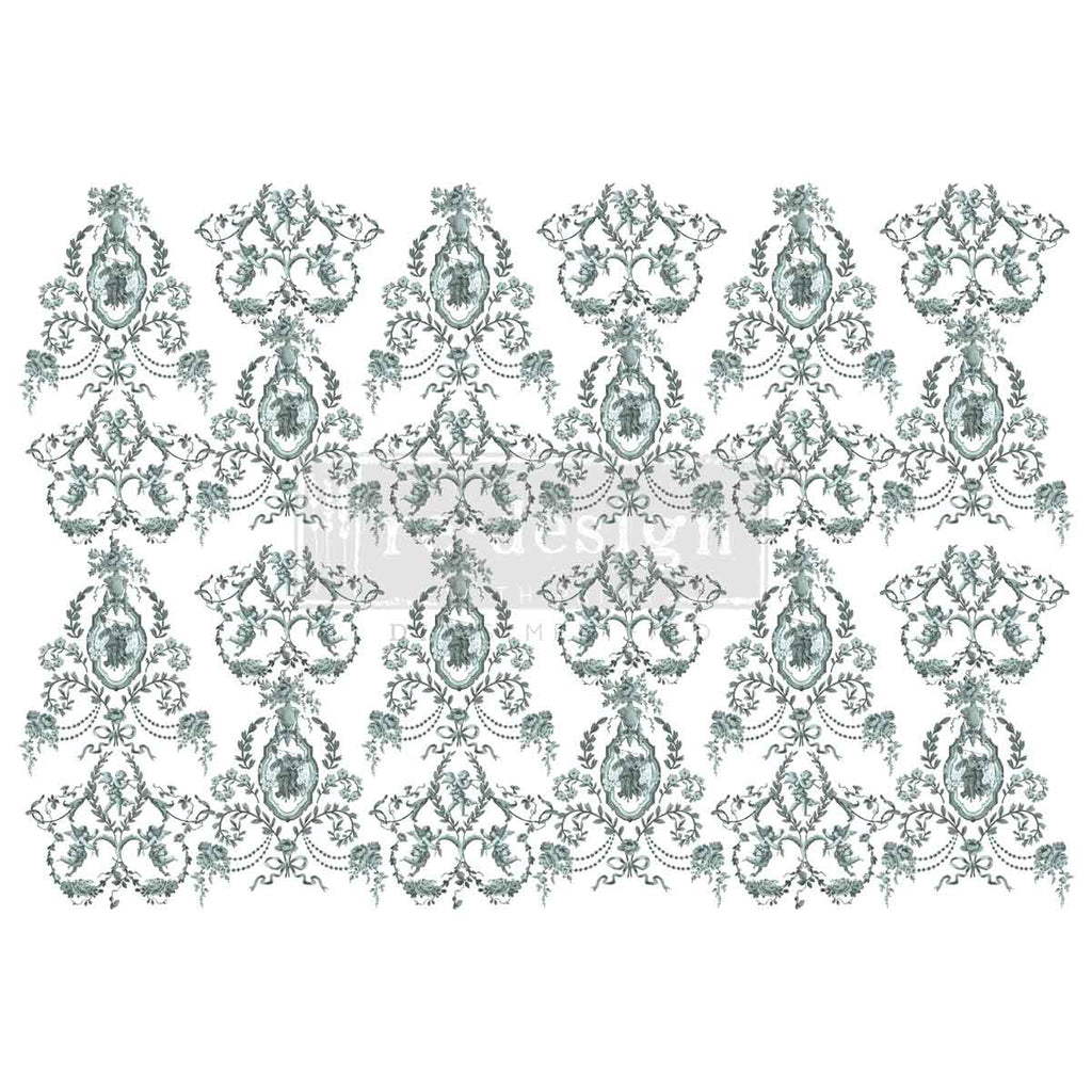 Jardin Secret | Large Decor Transfer | 24" x 35" (Cut into 4 Sheets) | Redesign with Prima