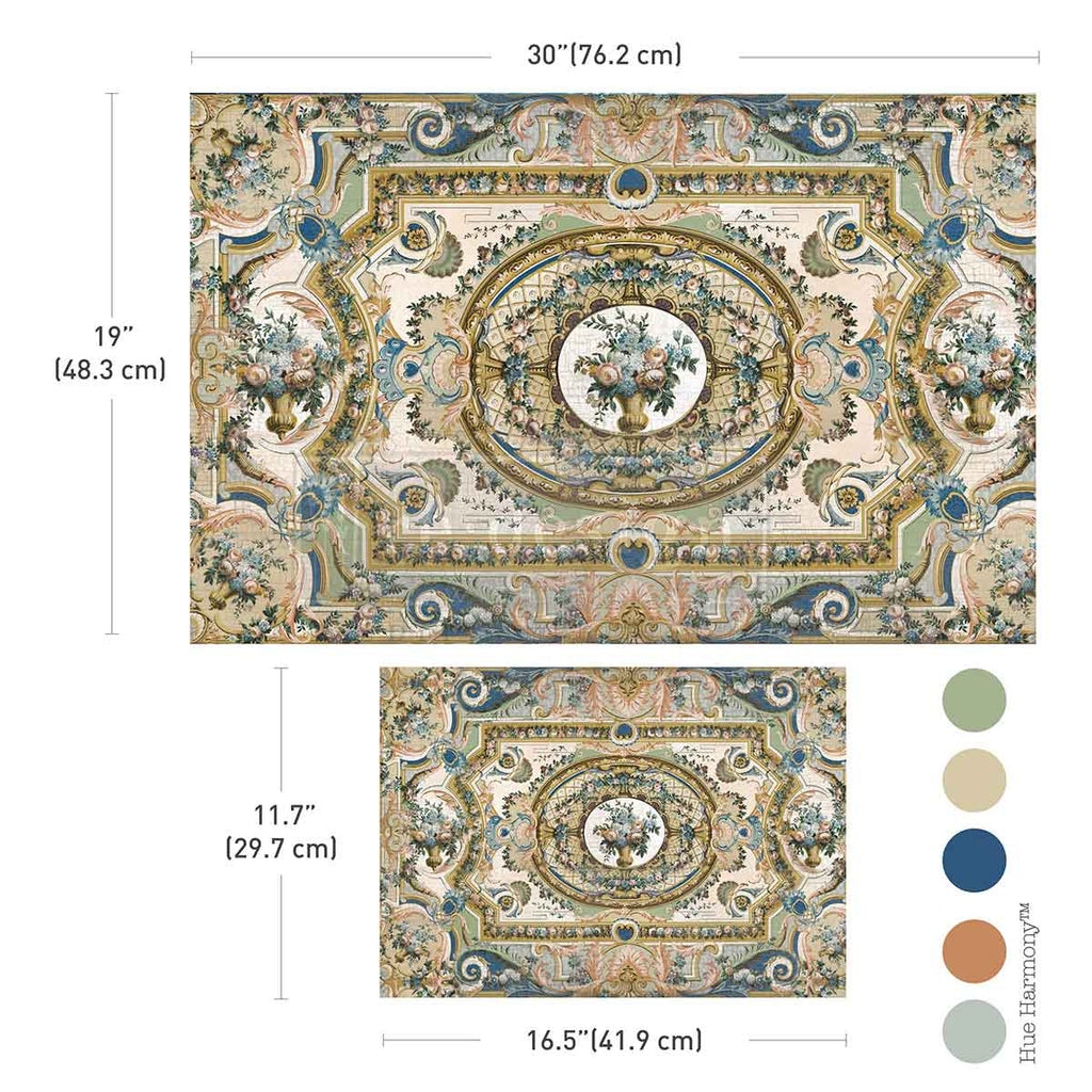 Serenade In Blue | Decoupage Fiber Paper | Furniture | Arts & Crafts | double pack | Redesign with Prima Redesign with Prima