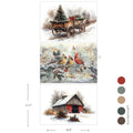 Christmas in the Countryside | A3 Decoupage Fiber Pack – 3 Sheets, 11.7″ x 16.5″ Each | ReDesign with Prima