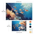 Dancing with the Current | Double Delight Decoupage Fiber Paper Set | 19.5"x30" + A3 11.7"x16.5" | Redesign with Prima