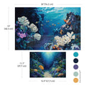 The Living Reef | Double Delight Decoupage Fiber Paper Set | 19.5"x30" + A3 11.7"x16.5" | Redesign with Prima