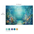 Beneath The Blue | A1 23.4"x33.1" | Decoupage Fiber Paper | Redesign with Prima