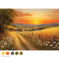 Sunset Haven | A3 11.7"x16.5" | Decoupage Fiber Paper | Redesign with Prima Redesign with Prima