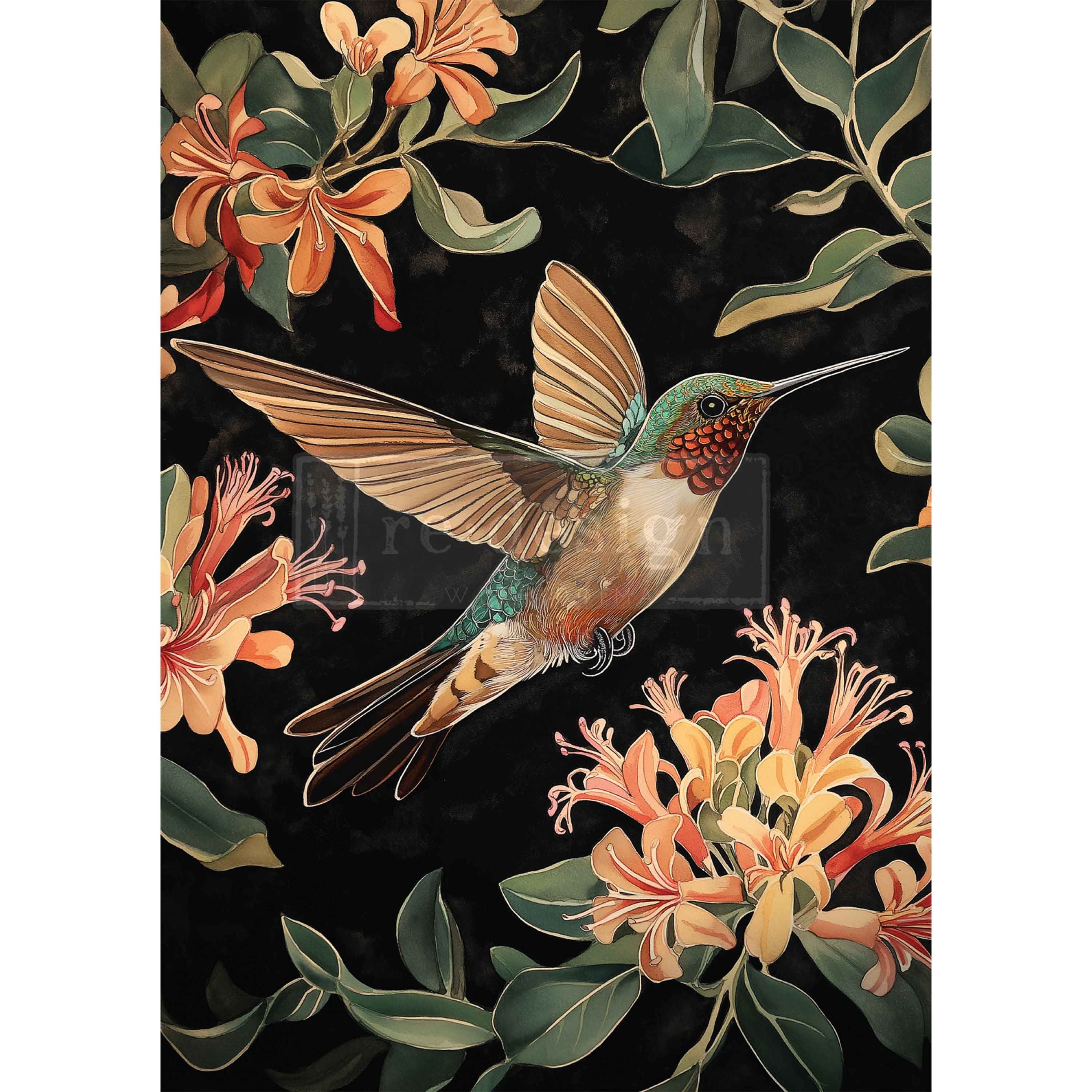 Garden Flutter | A3 11.7"x16.5" | Decoupage Fiber Paper | Redesign with Prima