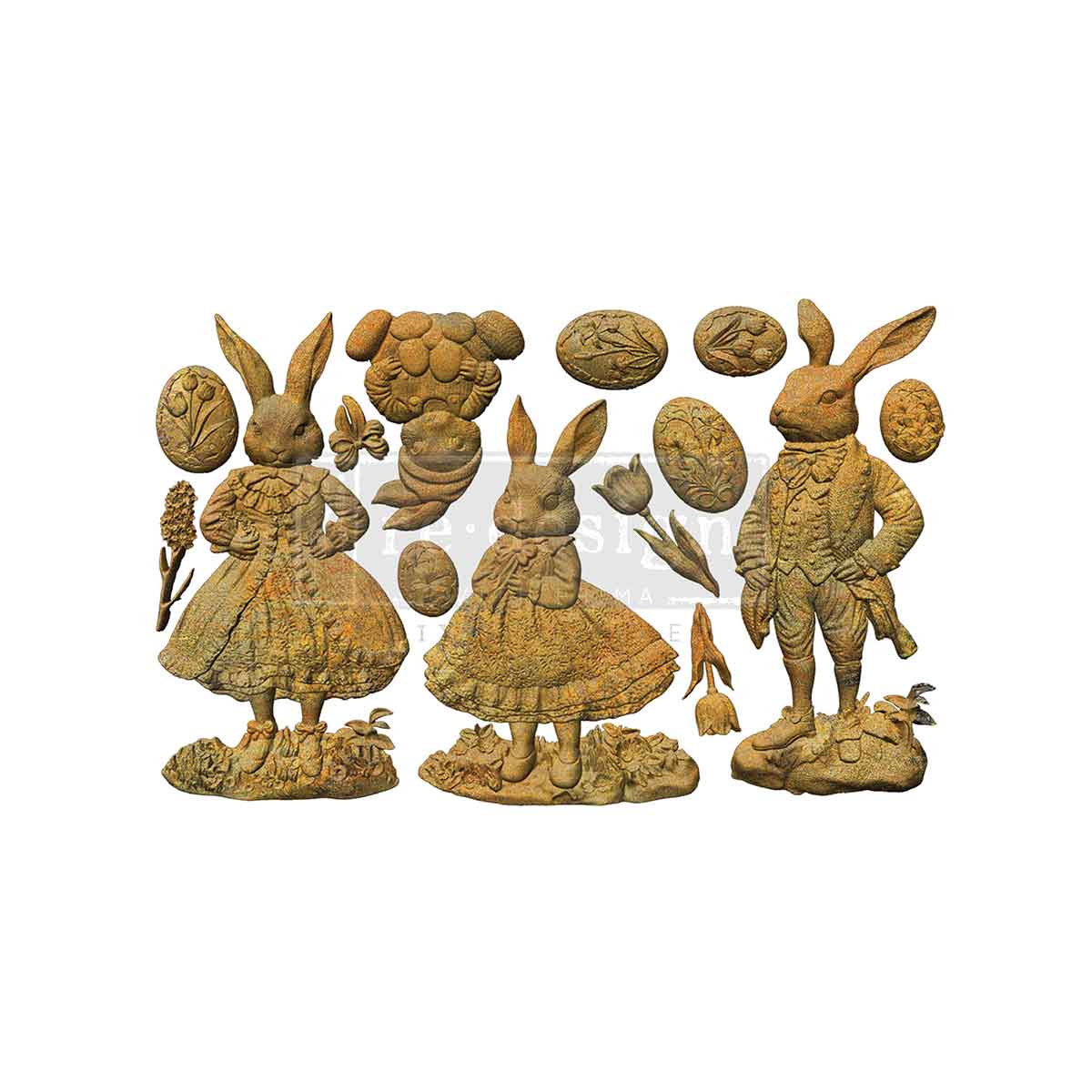 Meadow Whispers - Resin Mould 5"x8" Redesign with Prima