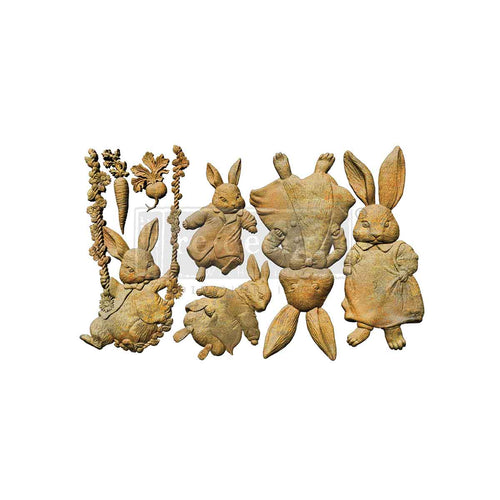 Bunny Trail Tales - Resin Mould 5"x8" Redesign with Prima