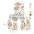 Blush Reverie | 3 Sheets 8.5" x 11" | Middy Decor Transfer | Redesign with Prima