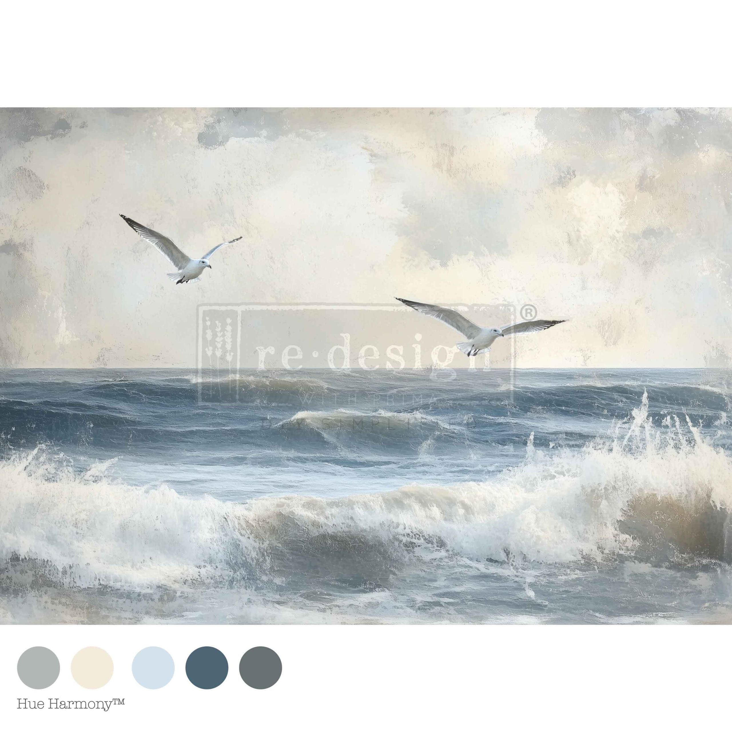 Echoes on the Water | 19.5"x30" | Décor Tissue Paper | Redesign with Prima