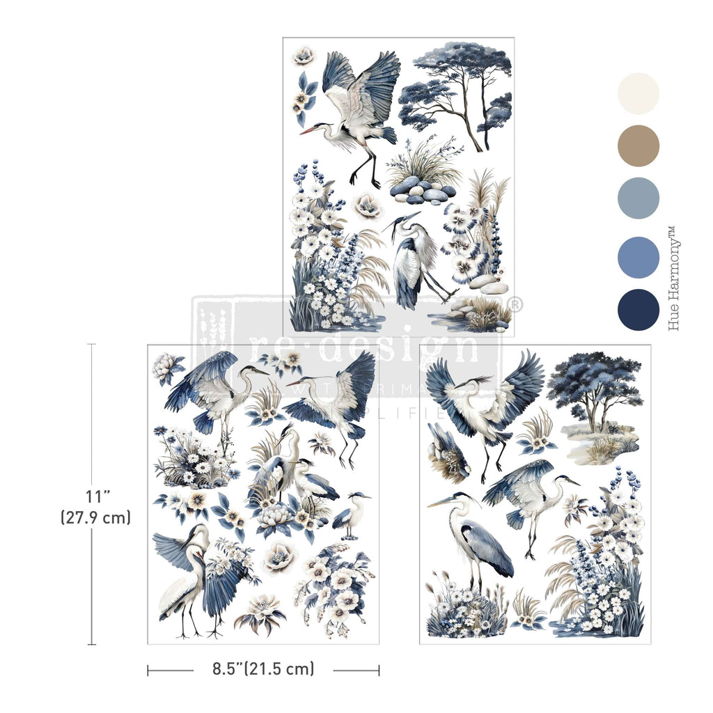 Whispers by the Marsh | 8.5"x11" | Middy Decor Transfer | Redesign with Prima