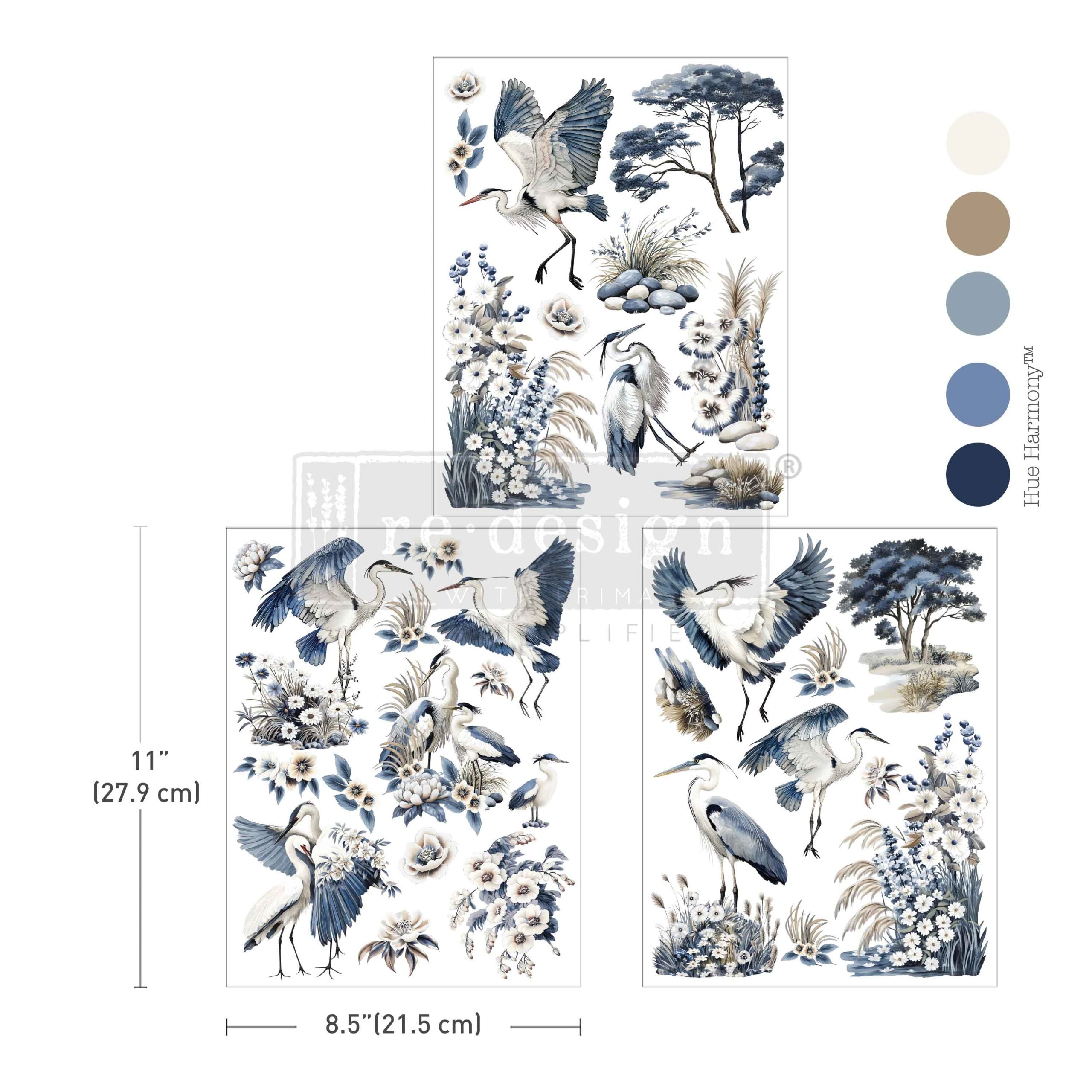 Whispers by the Marsh | 8.5"x11" | Middy Decor Transfer | Redesign with Prima