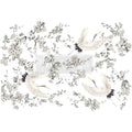 Silver Wings | 24"x35" | Decor Transfer | Redesign with Prima
