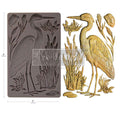 Feathered Stillness | 5"x8"x8mm | Decor Mould | Redesign with Prima