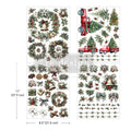 Home For The Holidays | Middy Plus Transfer – 4 Sheets, 8.5" x 11" | ReDesign with Prima | Christmas Farmhouse Decor