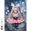A Royal Flush of Thoughts | A2 16.54" x 23.39" | Decoupage Fiber Paper | Redesign with Prima