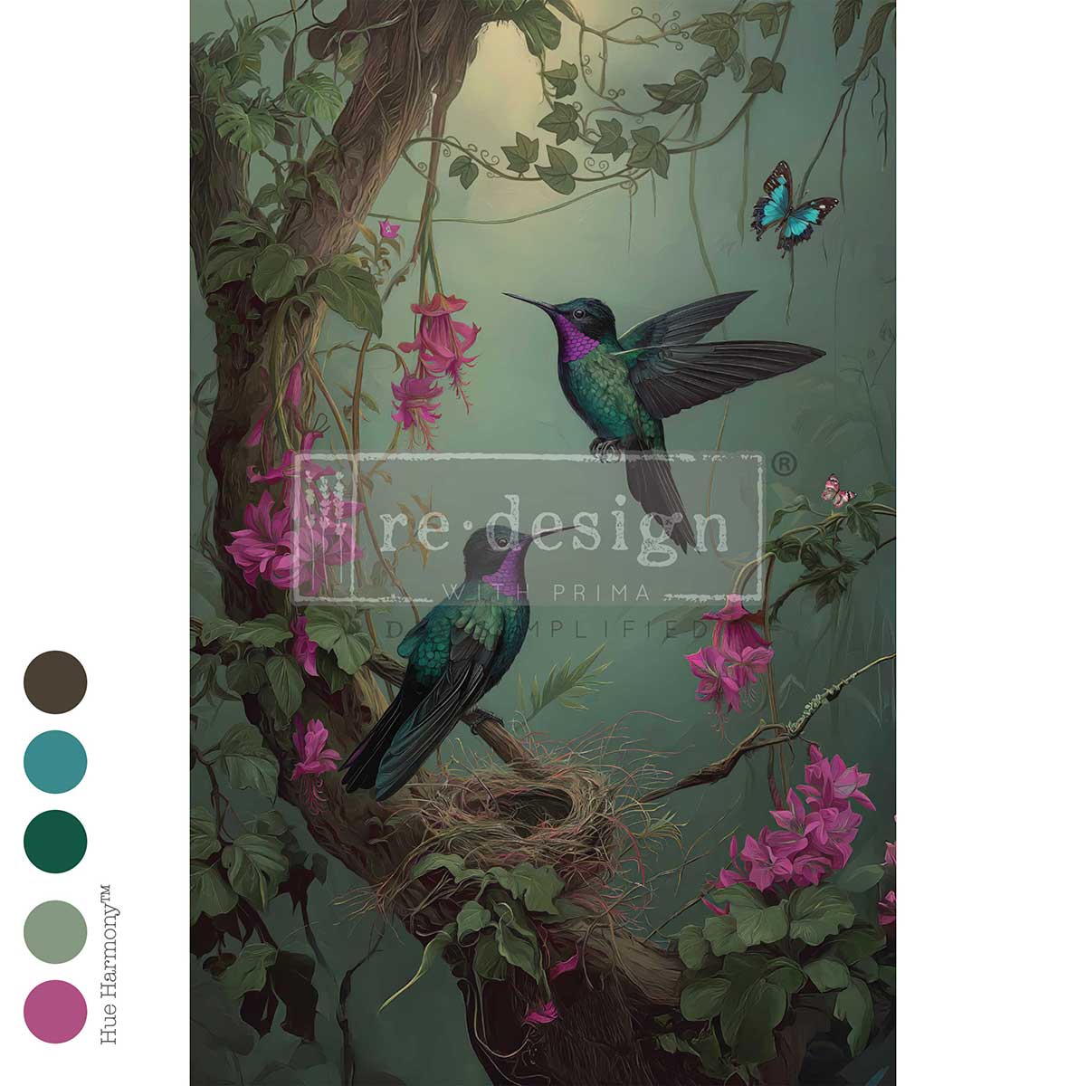 The Iridescent Interval | 19.5" x 30" | Décor Tissue Paper | Redesign with Prima