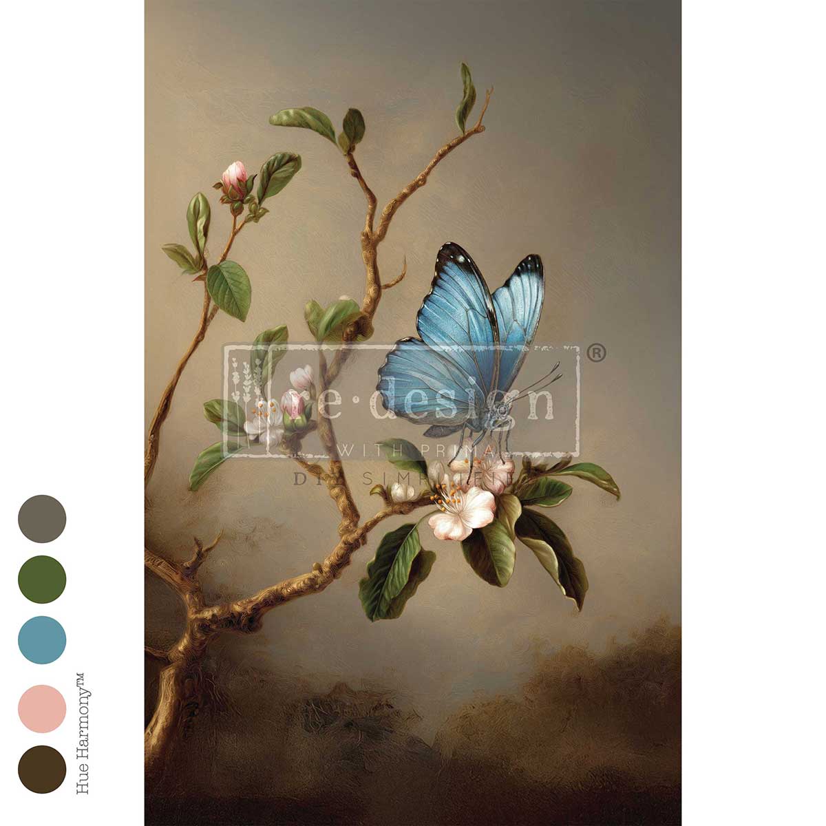 Cerulean Soliloquy | 19.5" x 30" | Décor Tissue Paper | Redesign with Prima