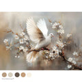 Alabaster Grace | A1 23.4"x33.1" | Decoupage Fiber Paper | Kacha x Redesign with Prima