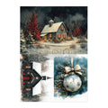 Silent Timber Memoirs | A4 Decoupage Fiber Pack – 2 Sheets 8.3" x 11.7" each | ReDesign with Prima