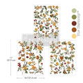 Saffron Solstice | 3 Sheets 8.5" x 11" | Middy Decor Transfer | Redesign with Prima