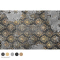 Obsidian Reliquary | 19.5" x 30" | Decoupage Fiber Paper | Redesign with Prima