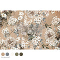 Nocturnal Herbarium | 19.5" x 30" | Decoupage Fiber Paper | Redesign with Prima