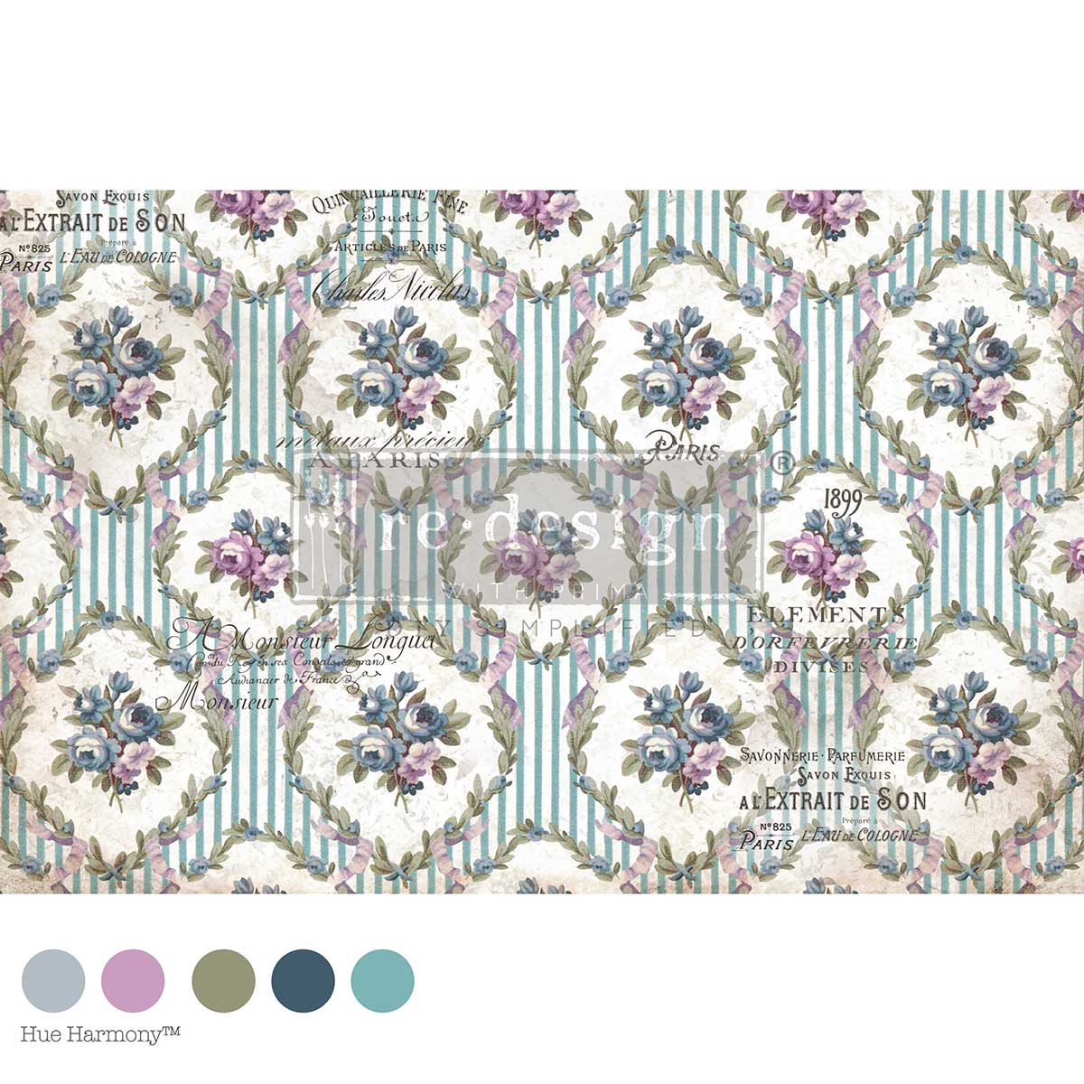 The Apothecary's Trousseau | 19.5" x 30" | Decoupage Fiber Paper | Redesign with Prima
