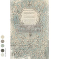 Linnaeus's Ghost | 19.5" x 30" | Decoupage Fiber Paper | Redesign with Prima